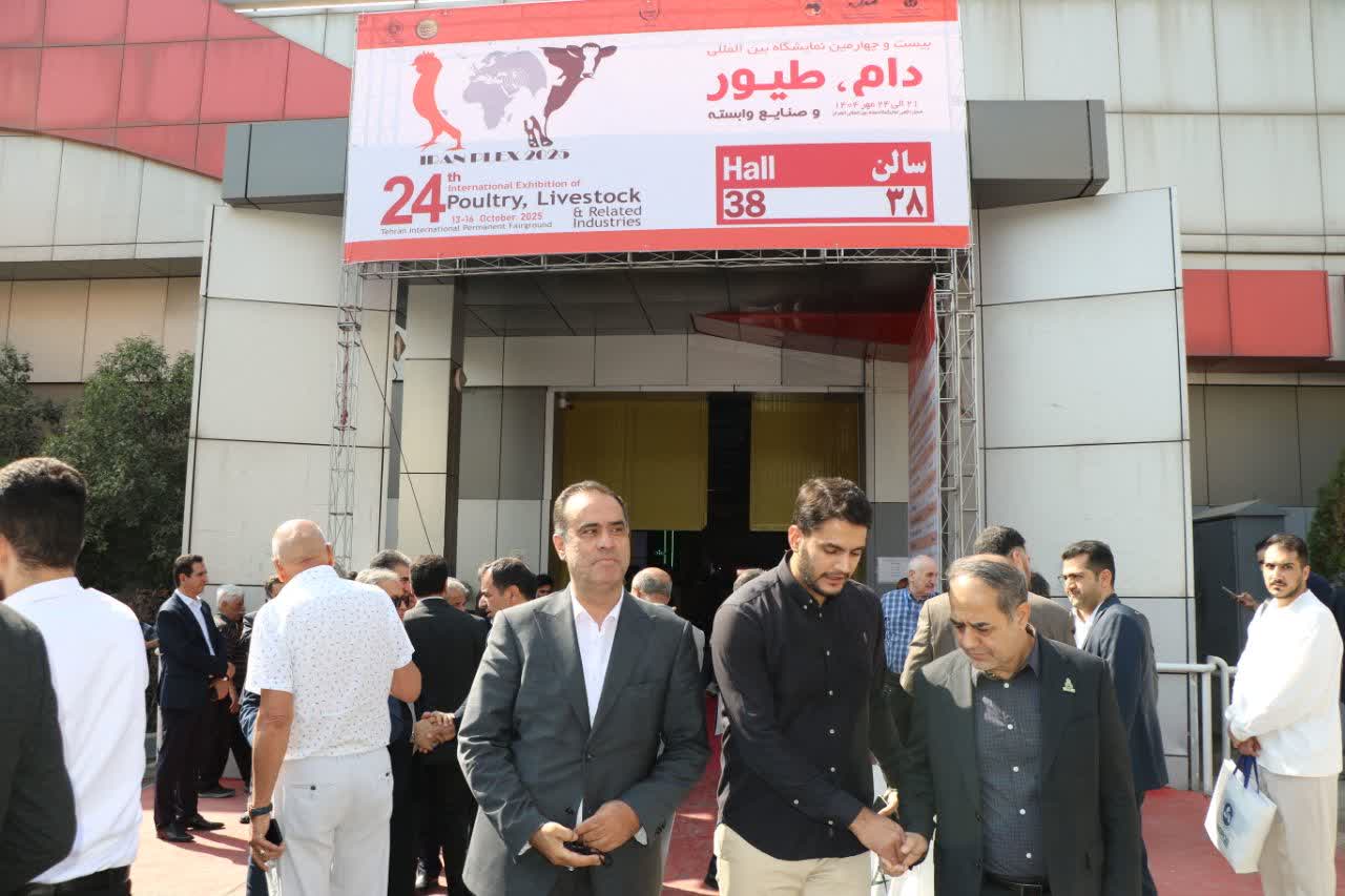 مراسم افتتاح بیست‌ و چهارمین نمایشگاه بین‌المللی دام، طیور و صنایع وابسته تهران برگزار شد_3